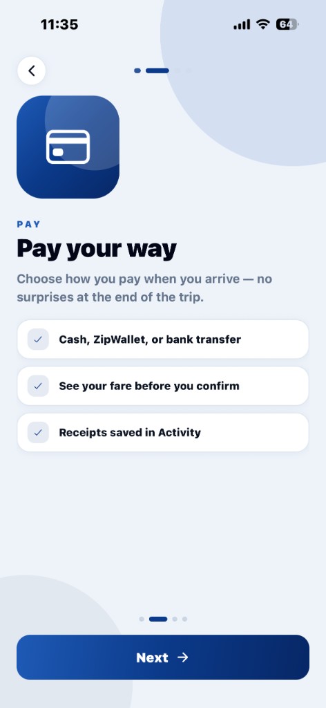 Pay your way